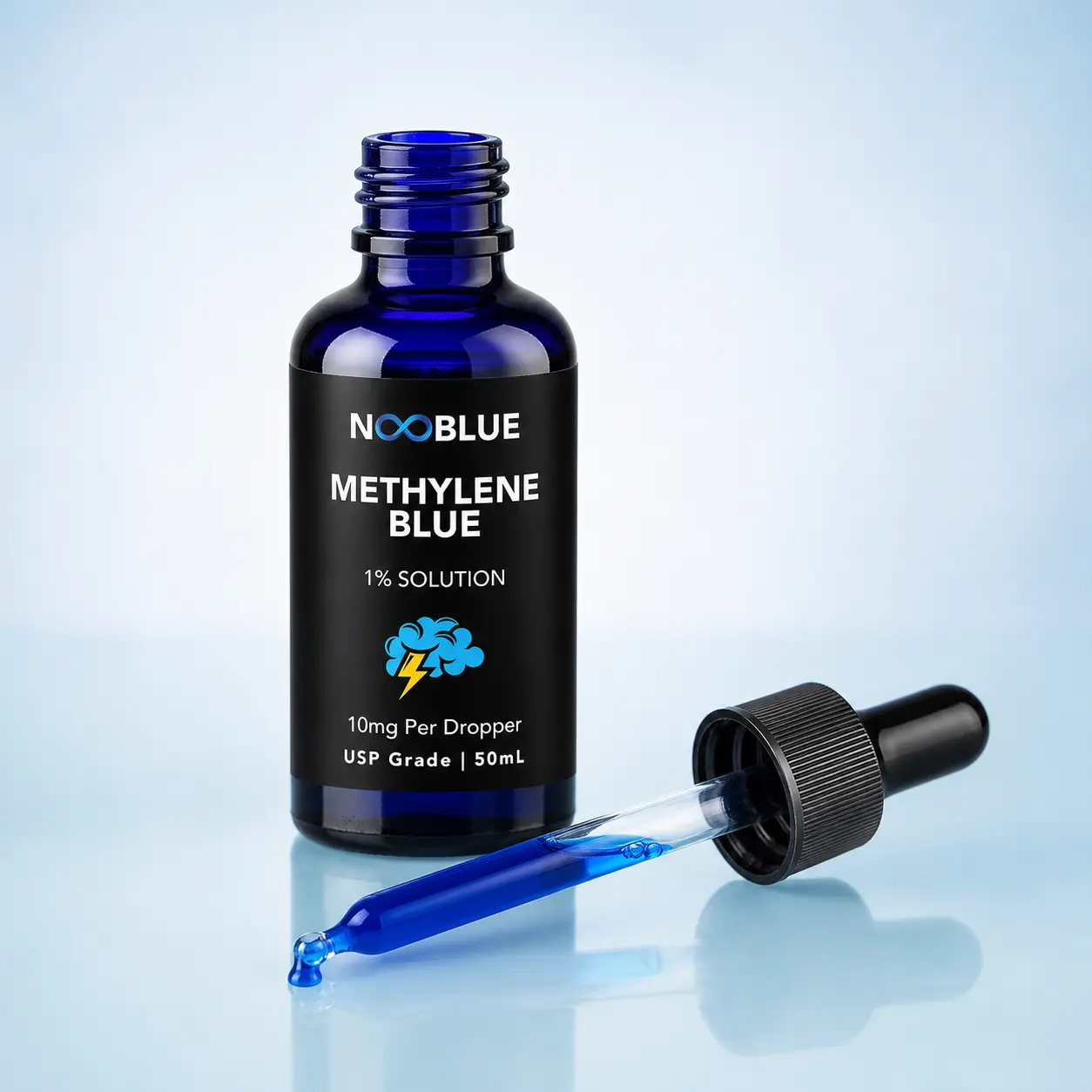 NooBlue Methylene Blue Drops bottle